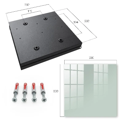 Light mint Key box for wall