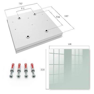Light mint Key box for wall