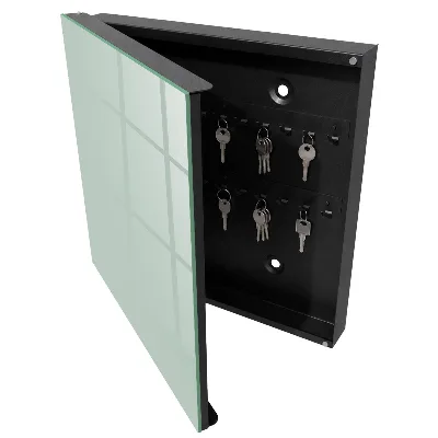 Light mint Key box for wall