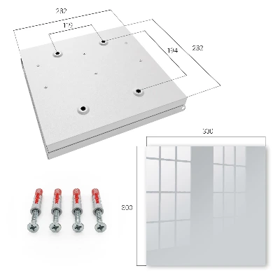 Light grey Key box for wall
