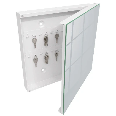 Light grey Key box for wall