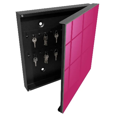Intense pink Key cabinet