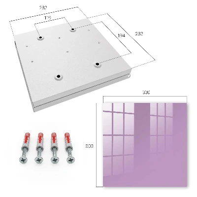 Light purple Key cabinet