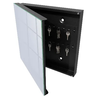 Grey blue Wall mounted key box