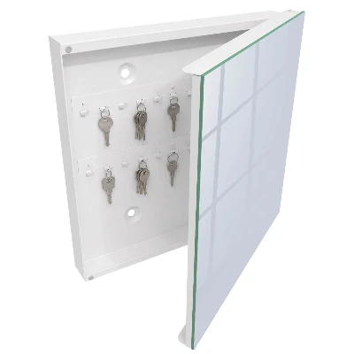 Grey blue Wall mounted key box
