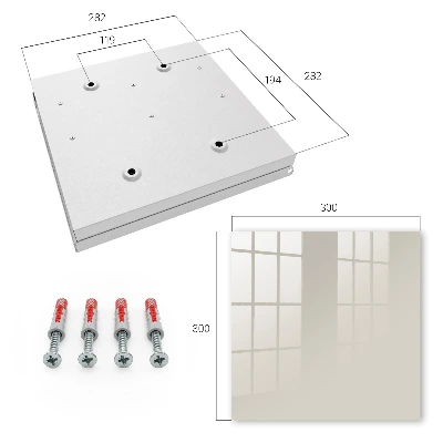 Warm stone Key cabinet