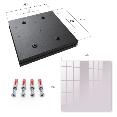 Light lilac Key box for wall