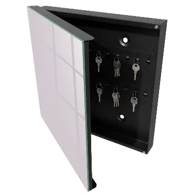 Light lilac Key box for wall
