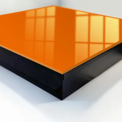 Vibrant orange Key cabinet