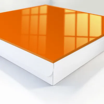 Vibrant orange Key cabinet