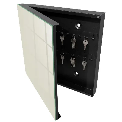 Cream stone Wall mounted key box