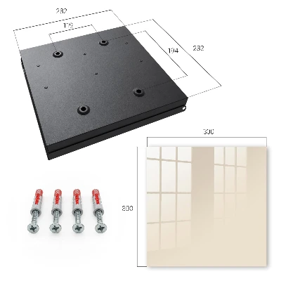 Light stone Key box for wall