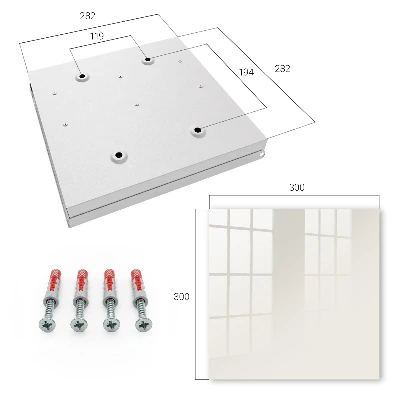 Trendy grey Wall mounted key box