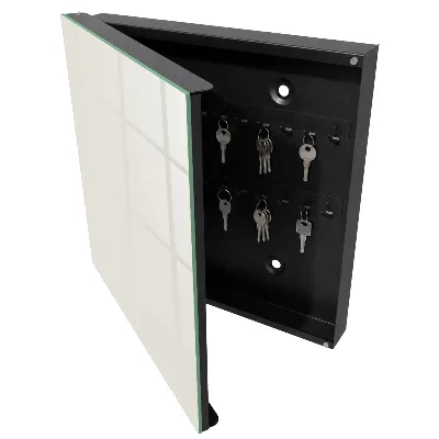 Trendy grey Wall mounted key box