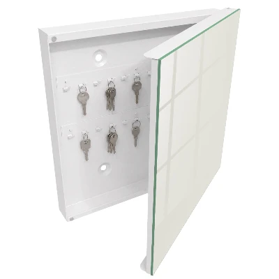 Trendy grey Wall mounted key box