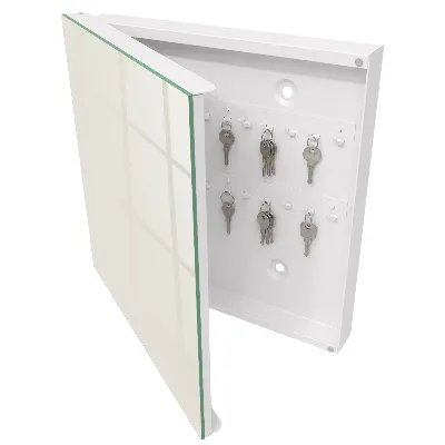 Wall mounted key box trendy grey