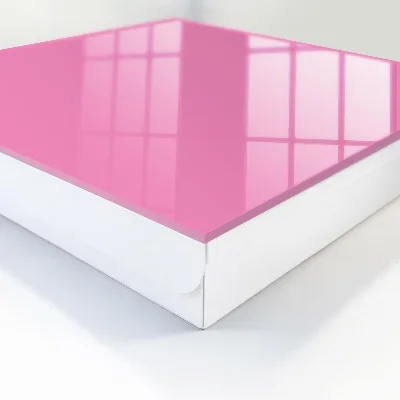 Wall mounted key box in cool pink