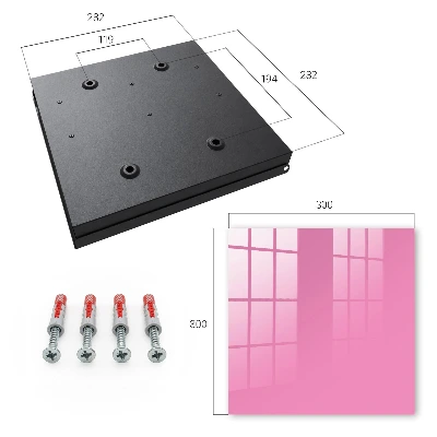 Cool pink Wall mounted key box