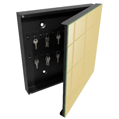 Beige-yellow Wall mounted key box