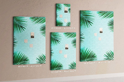 Pin board Tropical palm leaves