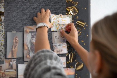 Cork display board Gold confetti