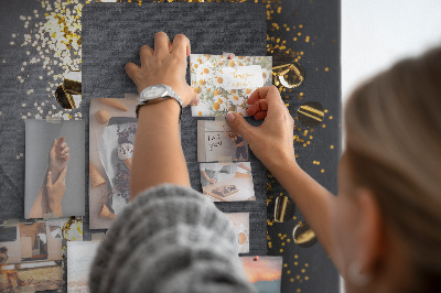 Cork display board Gold confetti