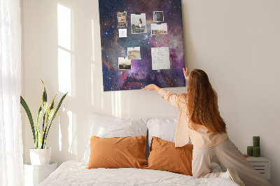 Cork display board Galaxy space