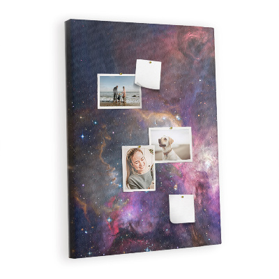 Cork display board Galaxy space