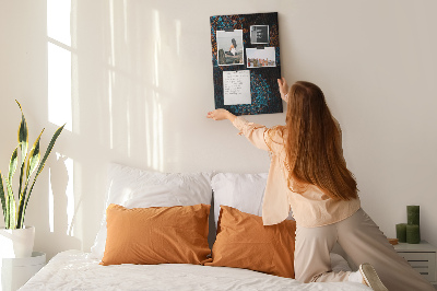 Cork memo board Decorative mandala