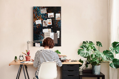 Cork memo board Decorative mandala