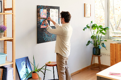 Cork memo board Decorative mandala