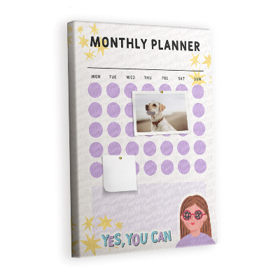 Pin board Monthly planner