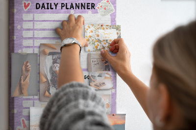 Pin board Daily planner