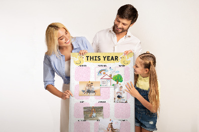 Pin board Yearly planner