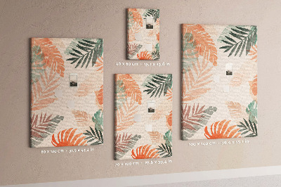 Pin board Palm leaves frame
