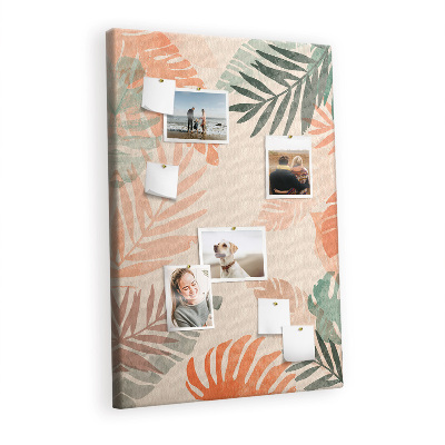 Pin board Palm leaves frame