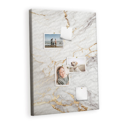 Cork display board Decorative marble