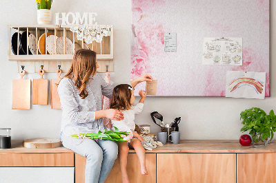 Decorative corkboard Blooming flowers