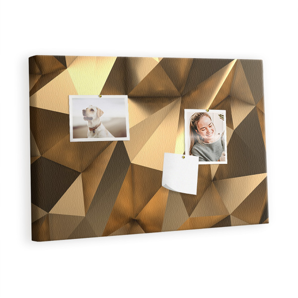 Decorative corkboard 3D abstract