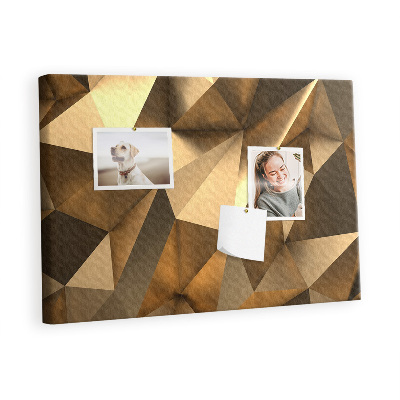 Decorative corkboard 3D abstract