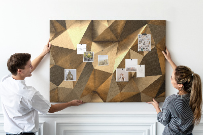 Decorative corkboard 3D abstract