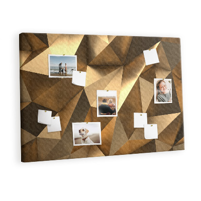 Decorative corkboard 3D abstract