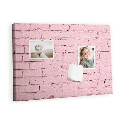 Cork display board Brick wall