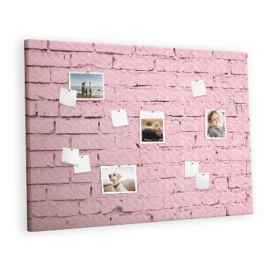 Cork display board Brick wall