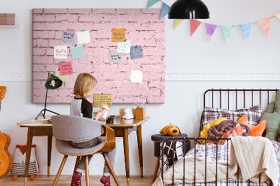 Cork display board Brick wall