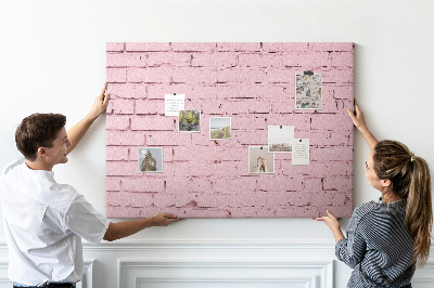 Cork display board Brick wall