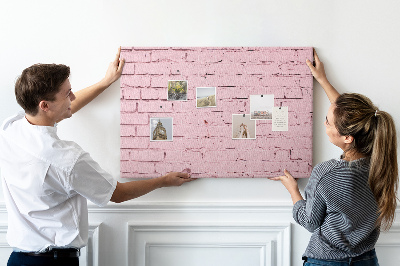 Cork display board Brick wall