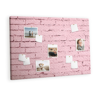 Cork display board Brick wall