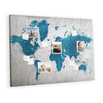 Pin board Map of the world