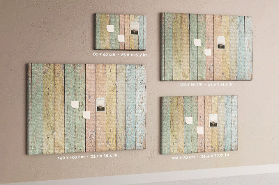 Pin board Wood paster colors